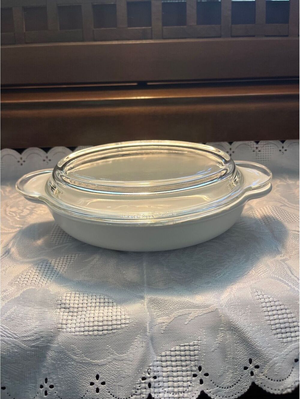 Corning Ware P-14-B Oval Grab-It Casserole Dish W/ Pyrex Glass Lid P-14-C 14 Oz